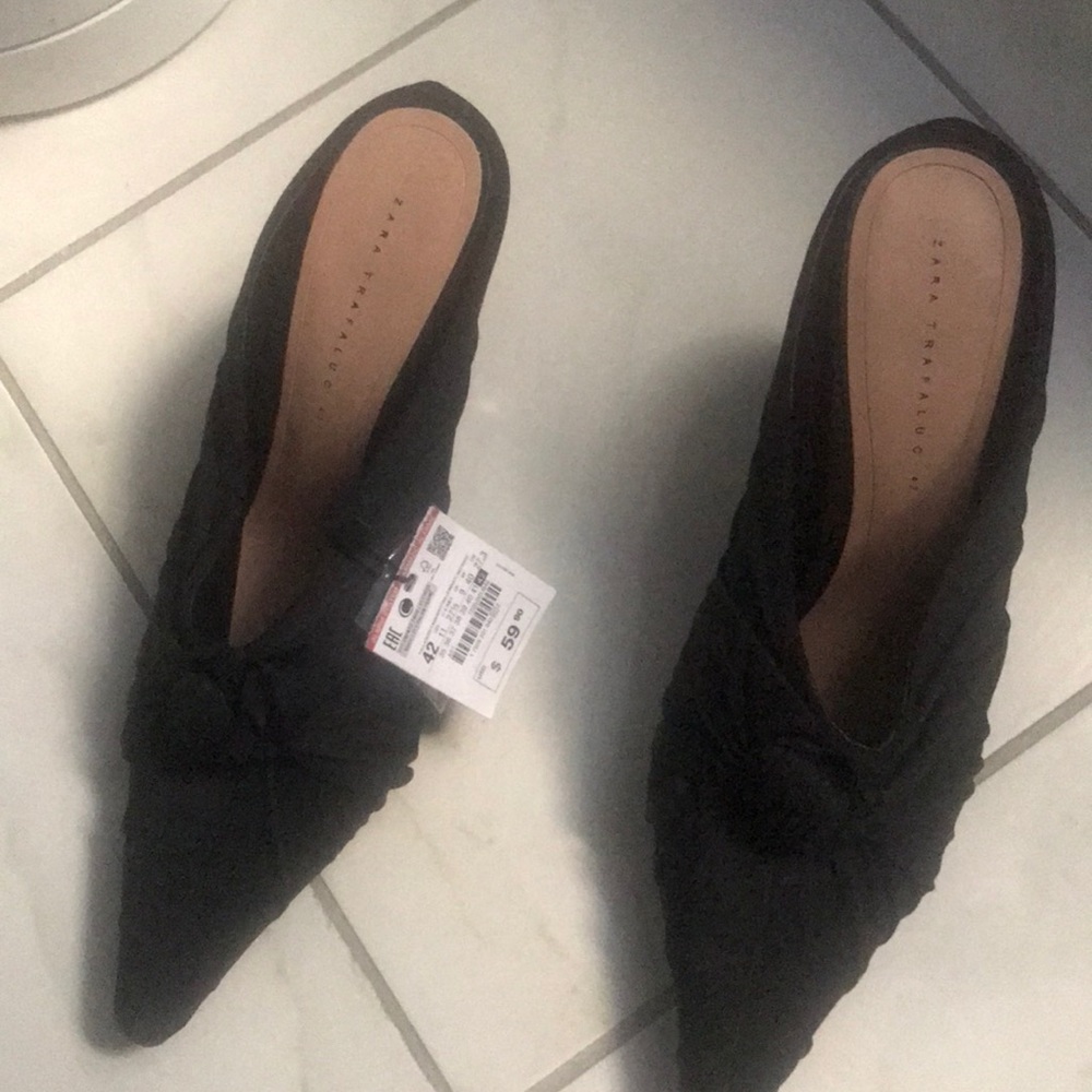High heel mules
